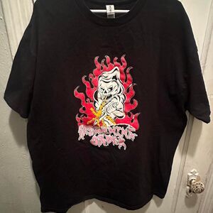 Restraining order band tee